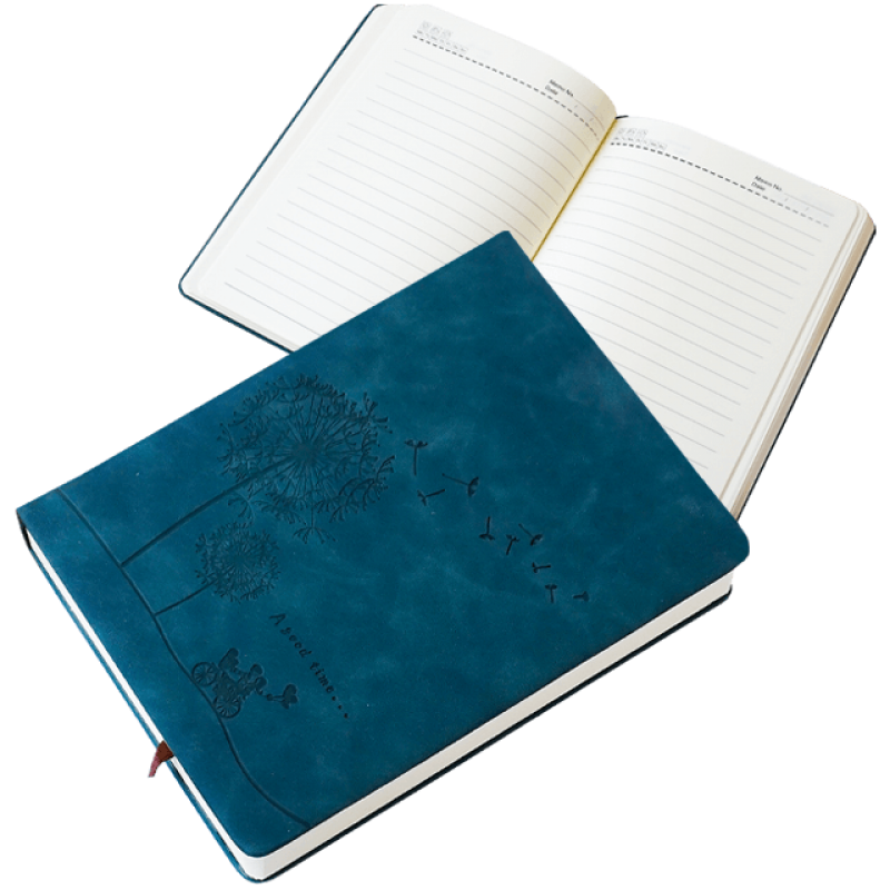 Agenda A5 nedatata cu coperti buretate